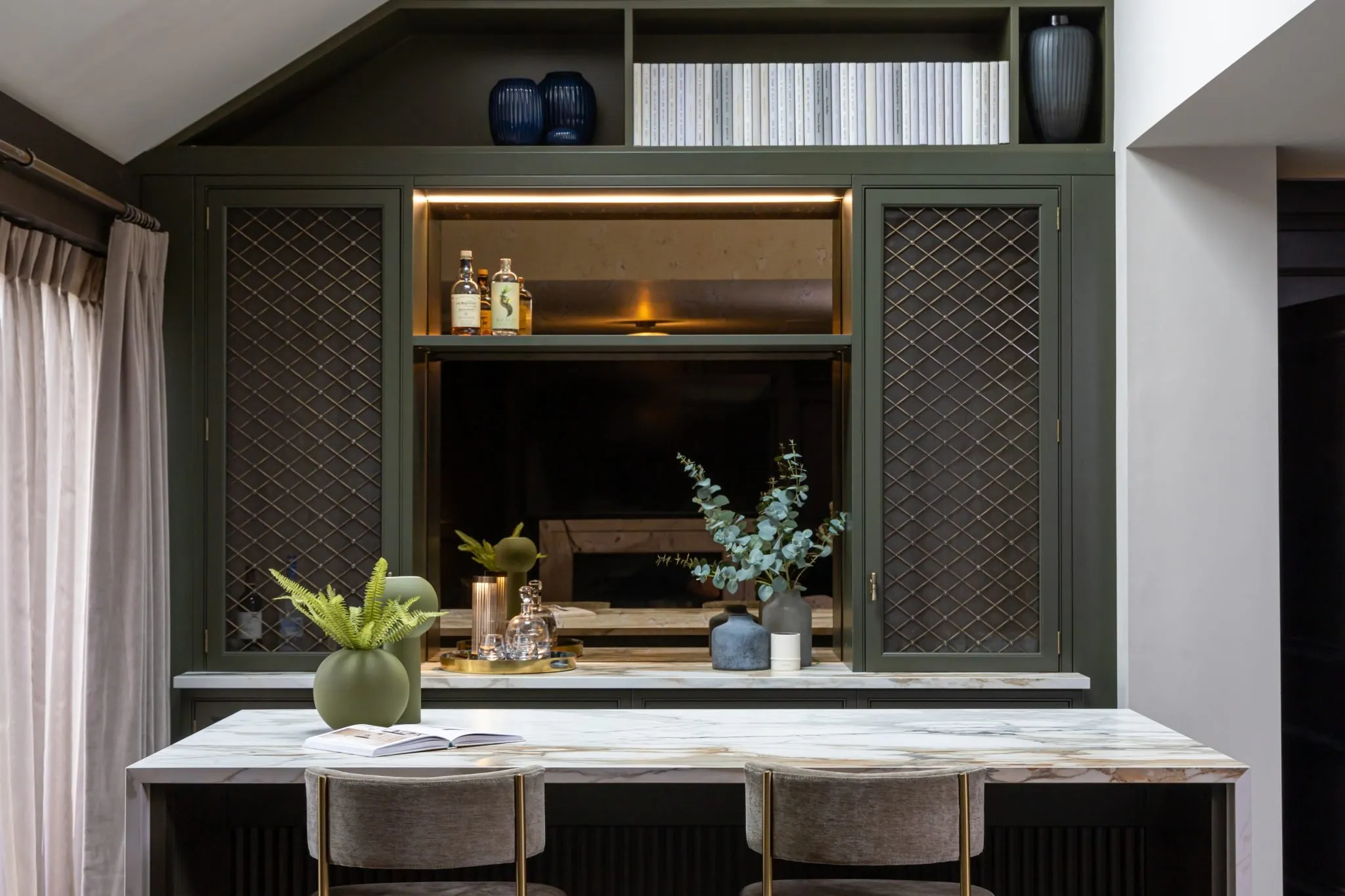 Modern living room staging and photography - Manchester